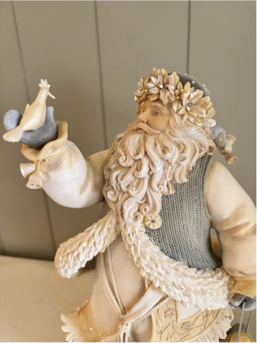 Enesco Masterpiece Santa 2012 Figure 4026889 Gift Of Peace 12.5” Retired READ - Picture 2 of 12